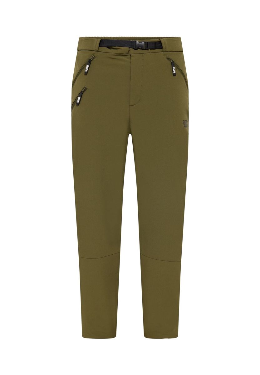 Herren Outdoor Softshellhose Olivgrün