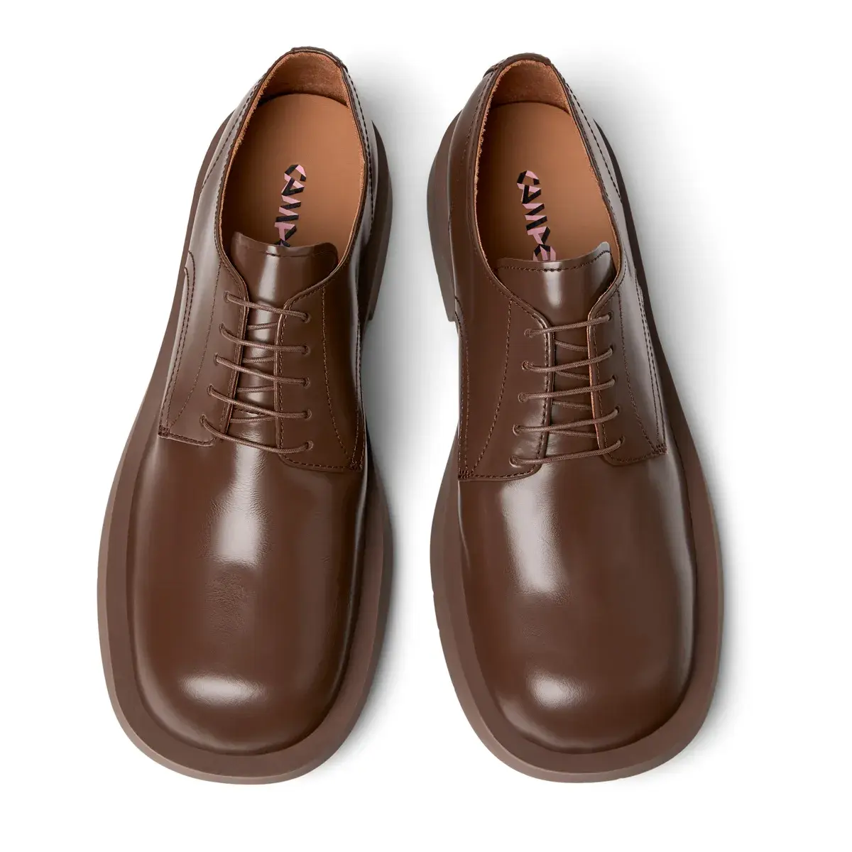 Zeitlose braune Oxford-Lederschuhe