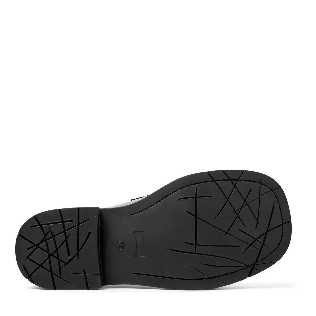 Schwarze Penny Loafer aus Leder