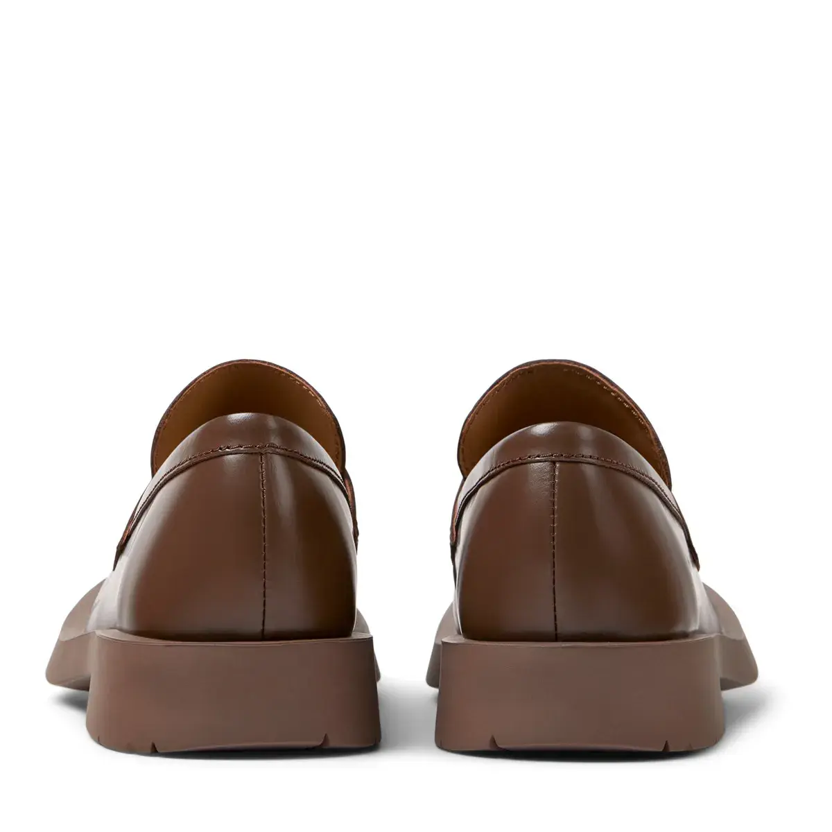 Klassische braune Penny Loafer aus Leder