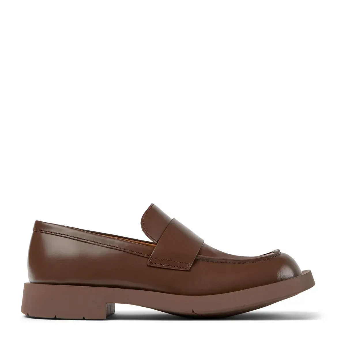 Klassische braune Penny Loafer aus Leder