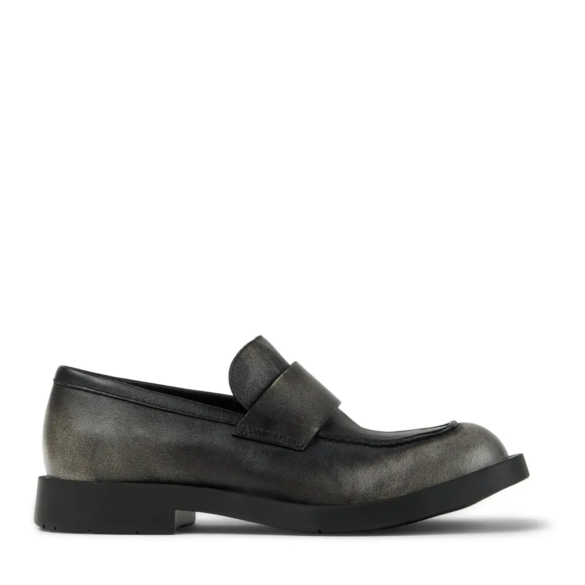 Zeitloser Penny Loafer aus Leder, Schwarz