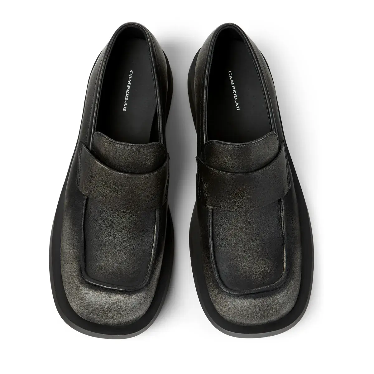 Zeitloser Penny Loafer aus Leder, Schwarz