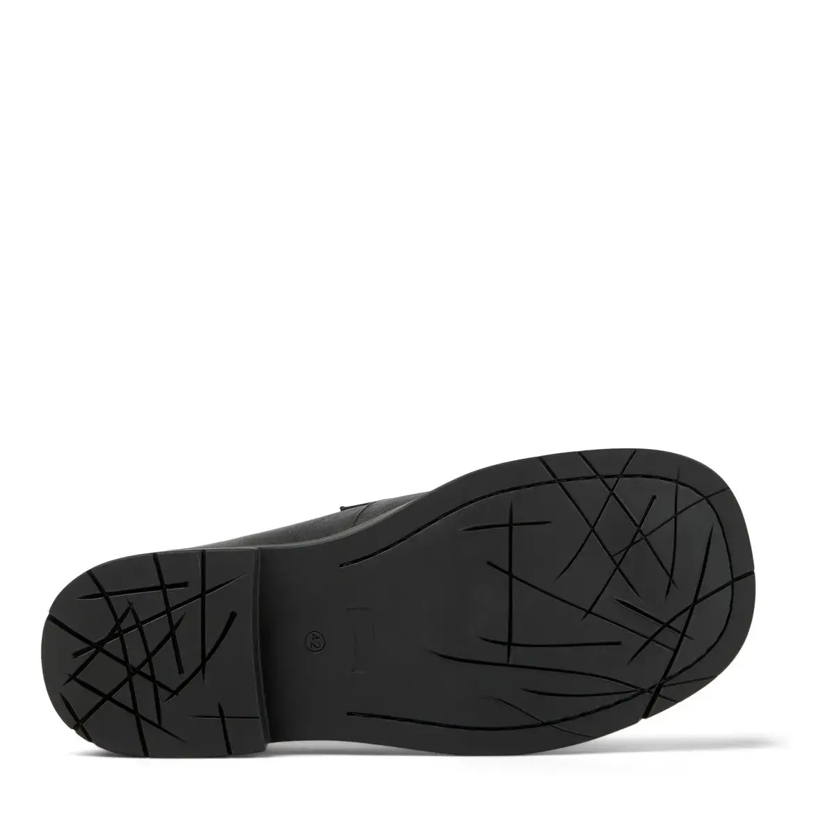 Zeitloser Penny Loafer aus Leder, Schwarz
