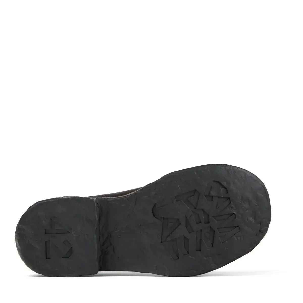 Braune Leder Loafers mit Klobiger Sohle