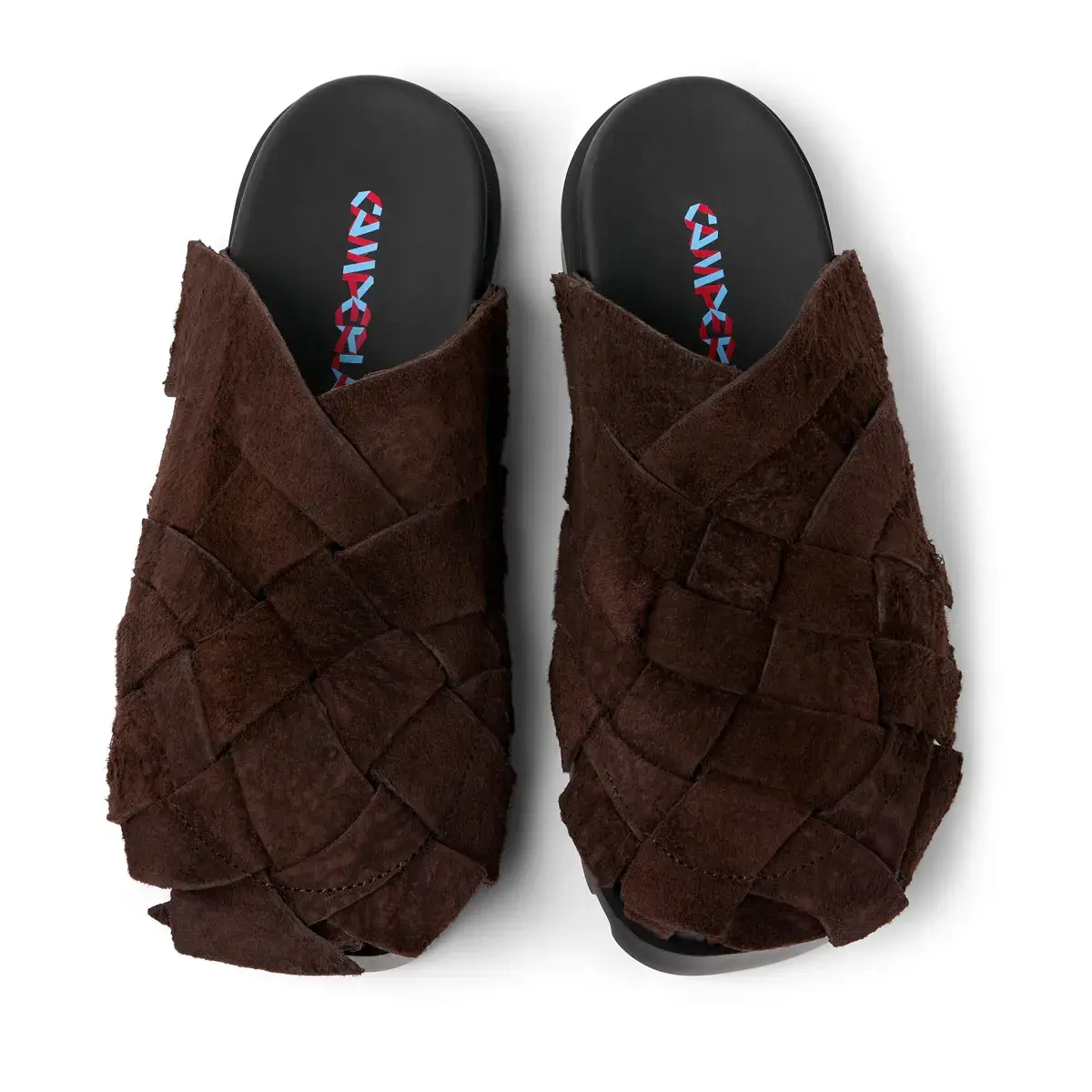 Sandalen aus gewebtem Leder