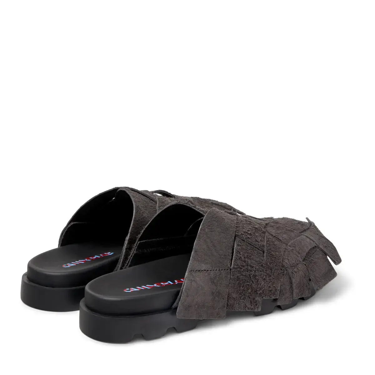 Brutus Sandalen-Mules aus gewebtem Leder