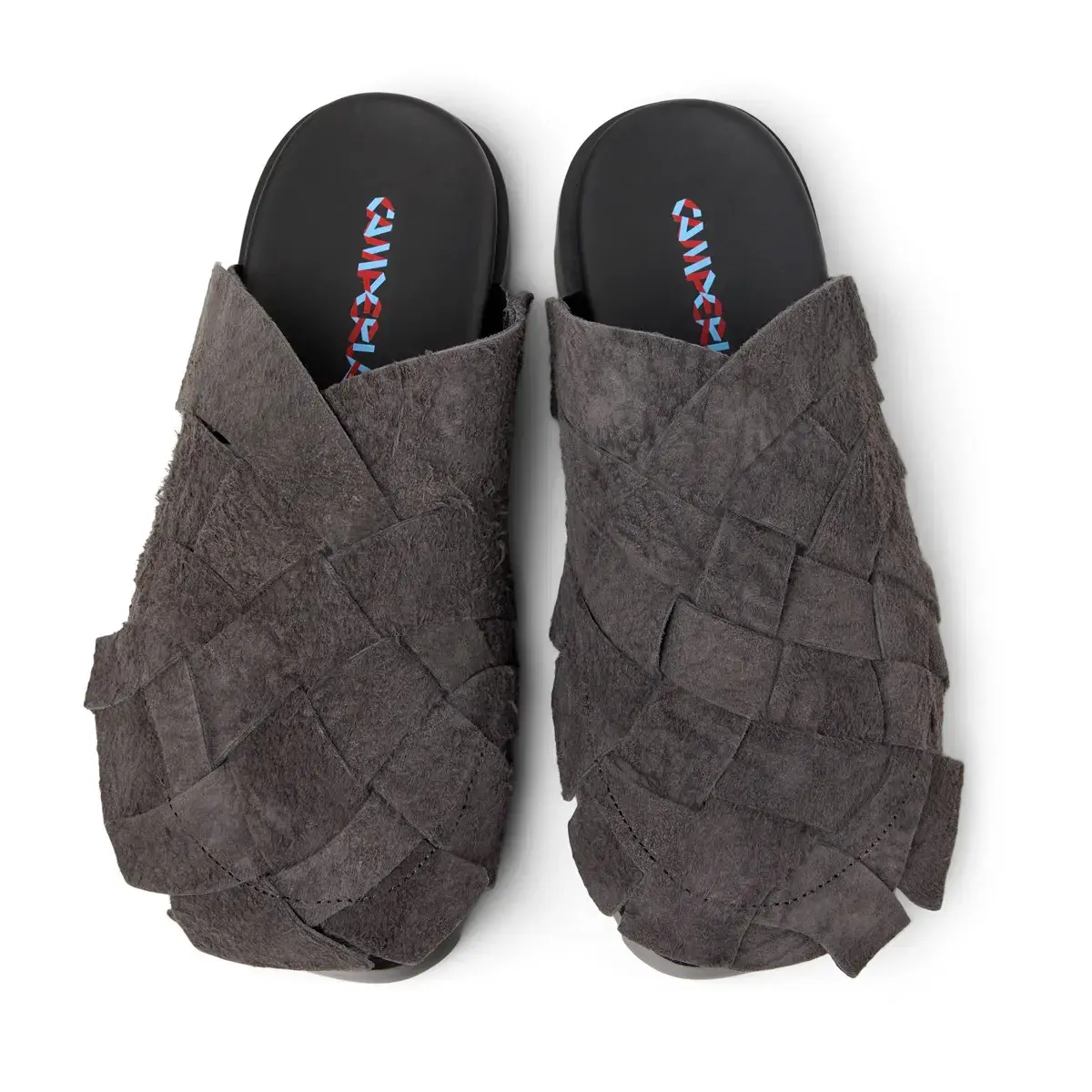 Brutus Sandalen-Mules aus gewebtem Leder