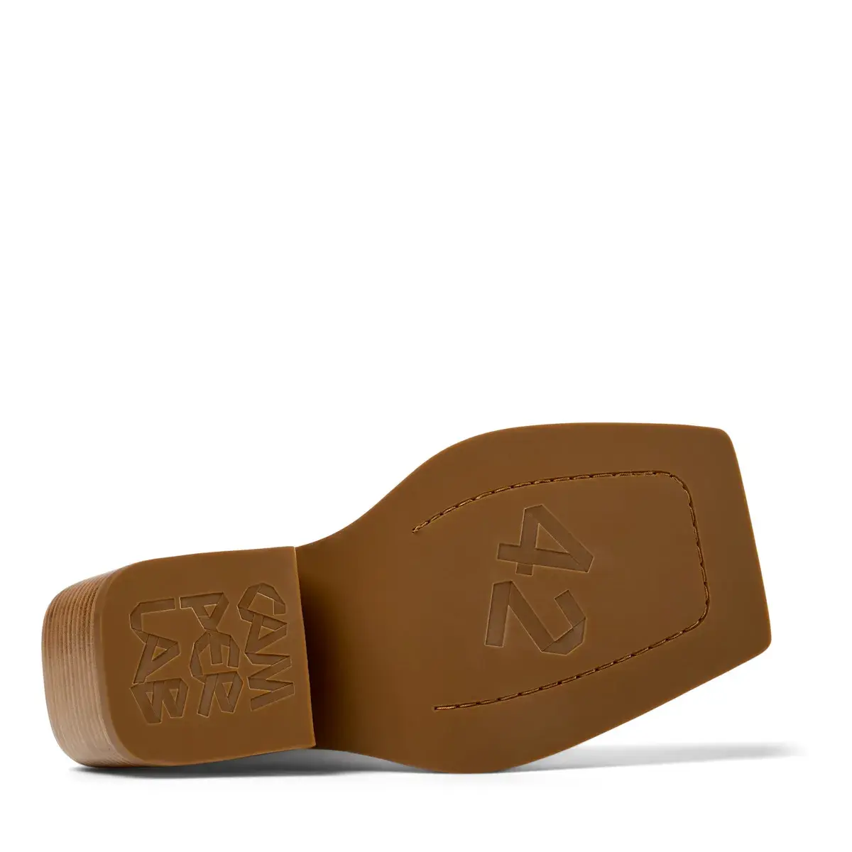 Eckige Leder-Stiefeletten