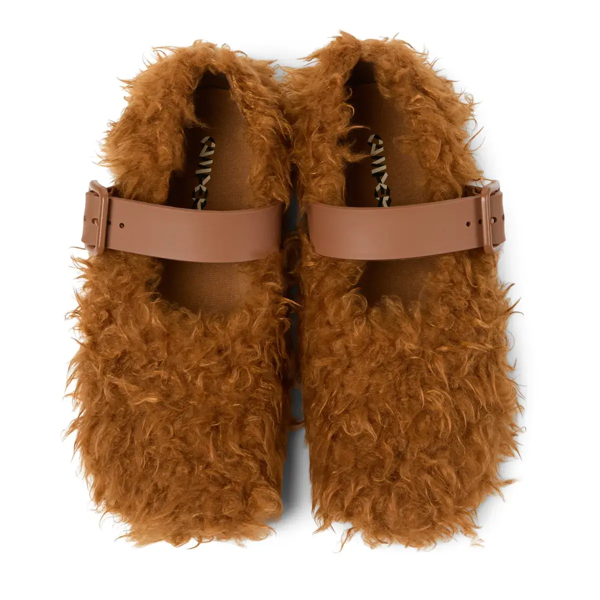 Furry Mary Jane Ballerinas