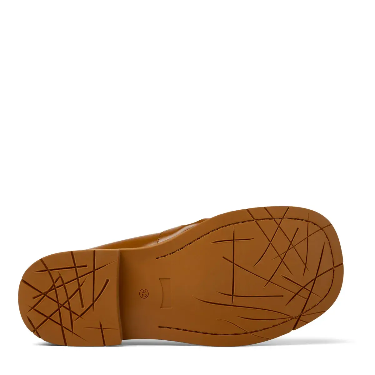 Klassischer brauner Leder Slipper Mokassin