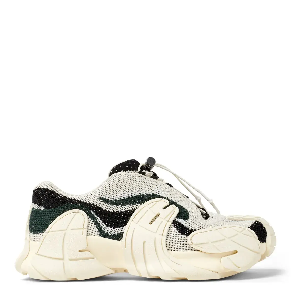 Ausgefallene, klobige Strick-Sneakers