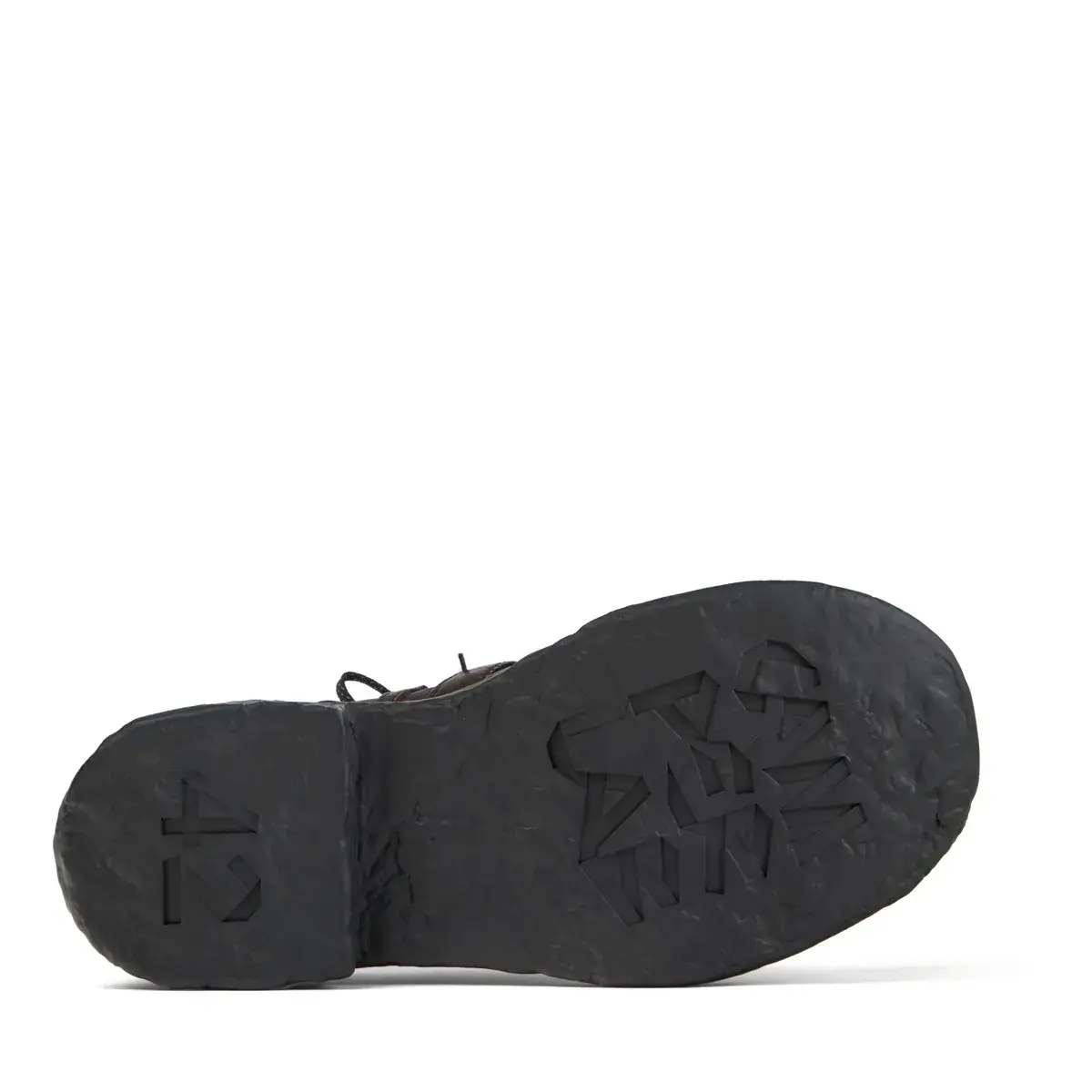 Braune Mary Jane Plateau Schuhe aus Leder
