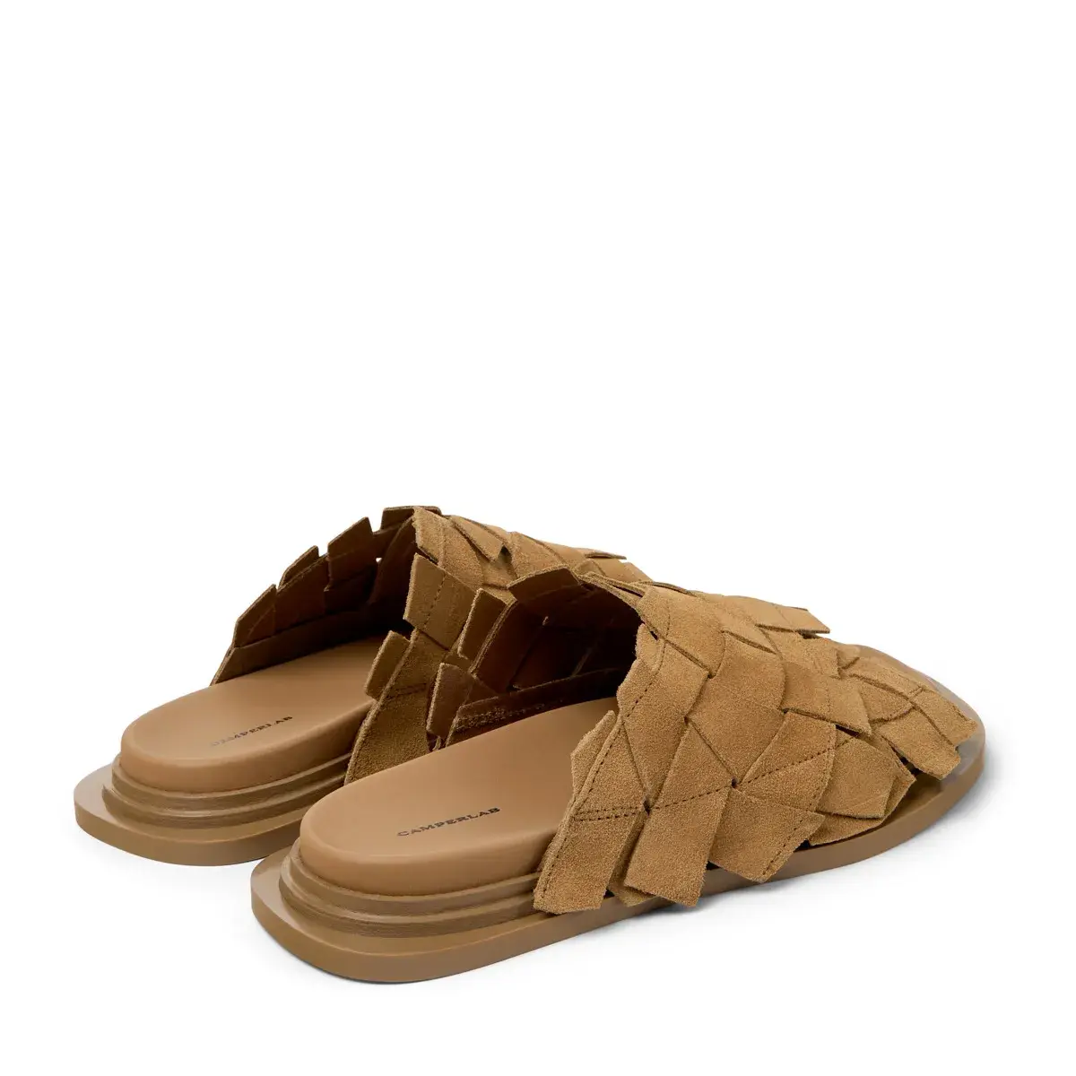 Gewebte Leder-Sandalen