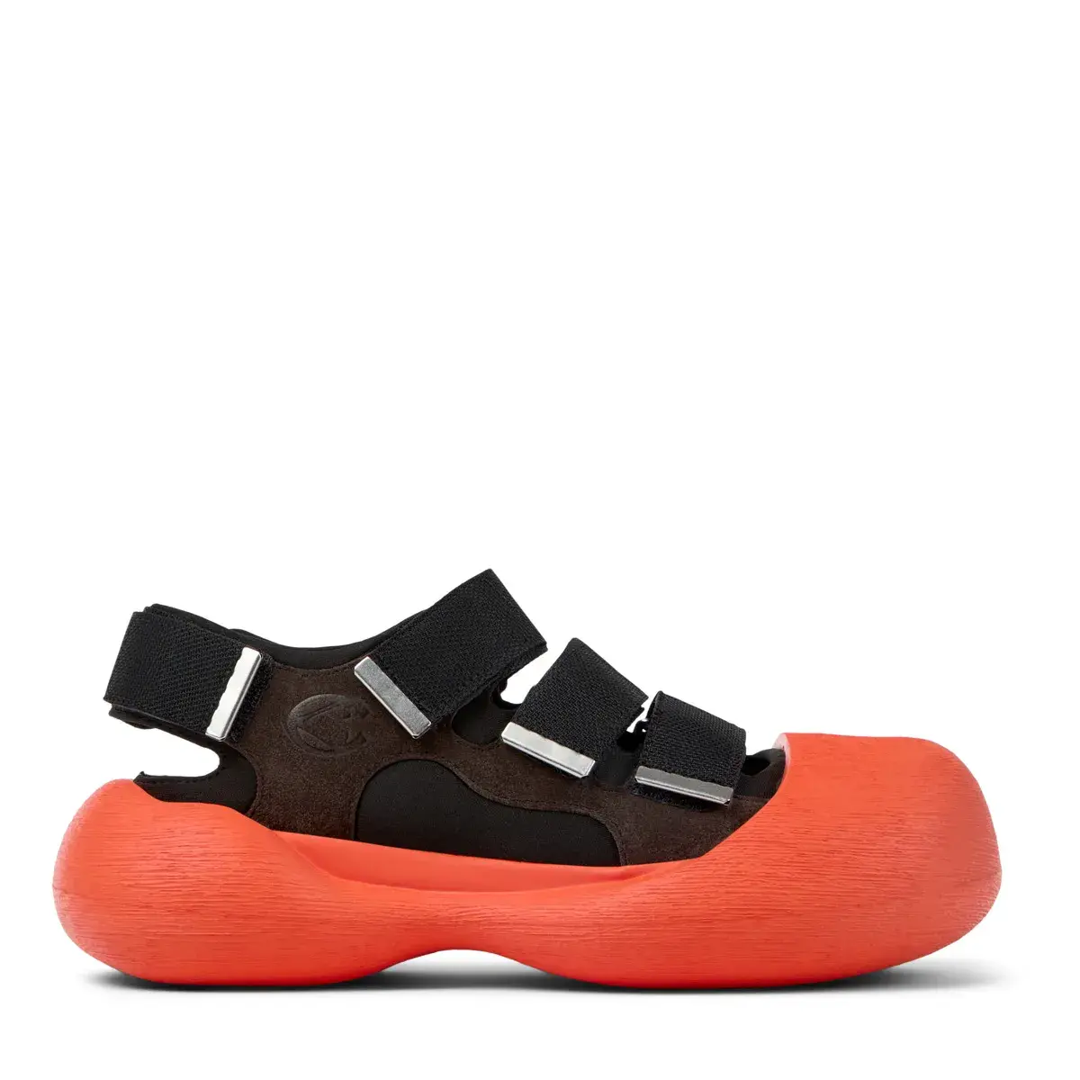 Sportliche Caramba-Sandalen mit orangefarbener Sohle