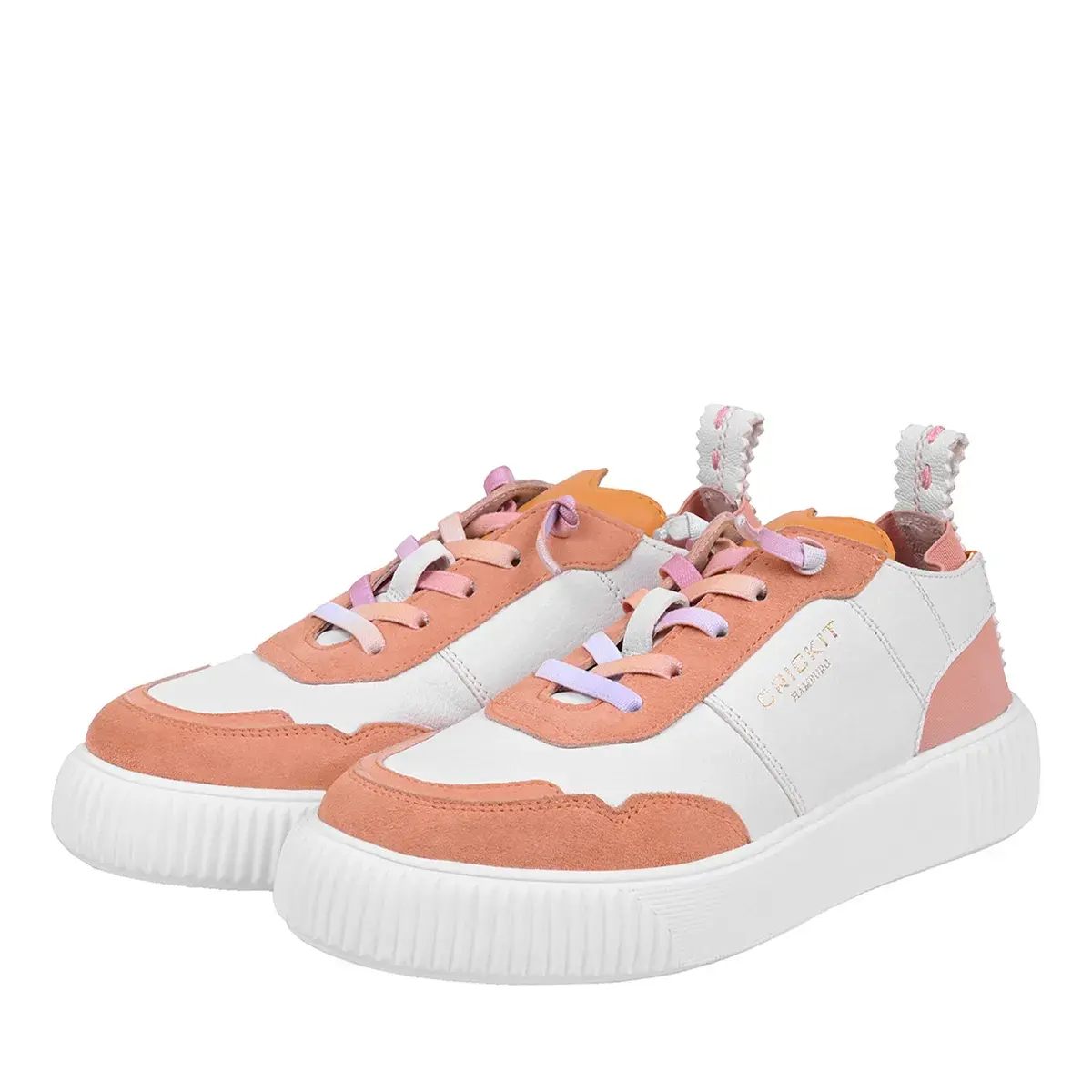 Leder-Sneaker mit niedrigem Schaft