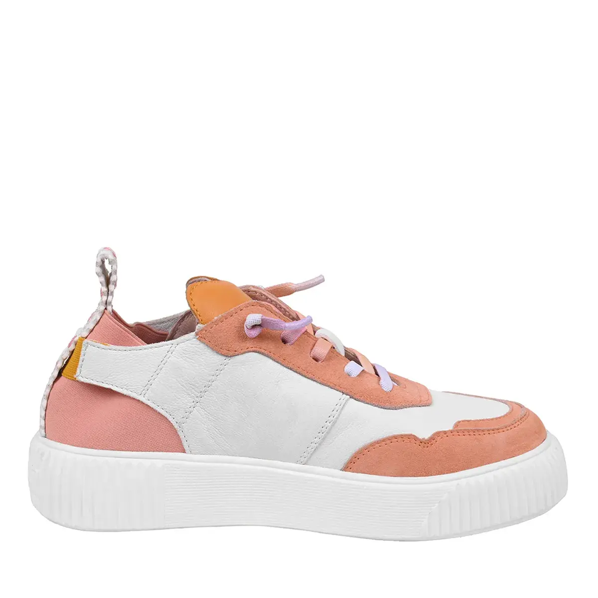 Leder-Sneaker mit niedrigem Schaft
