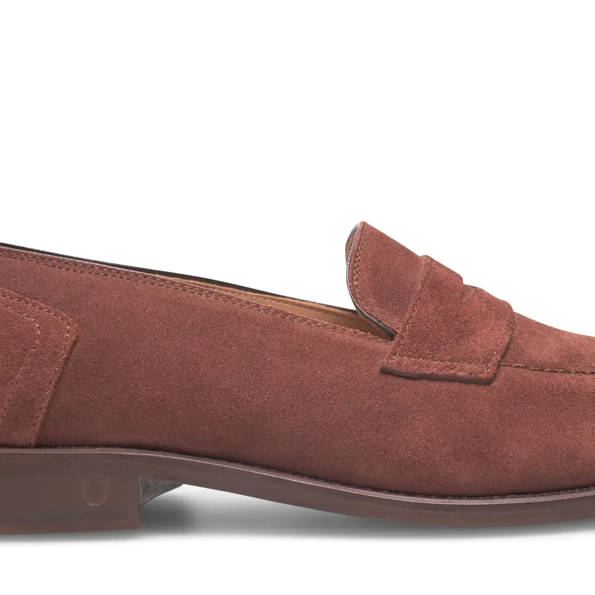 Suede Leder Penny Loafer