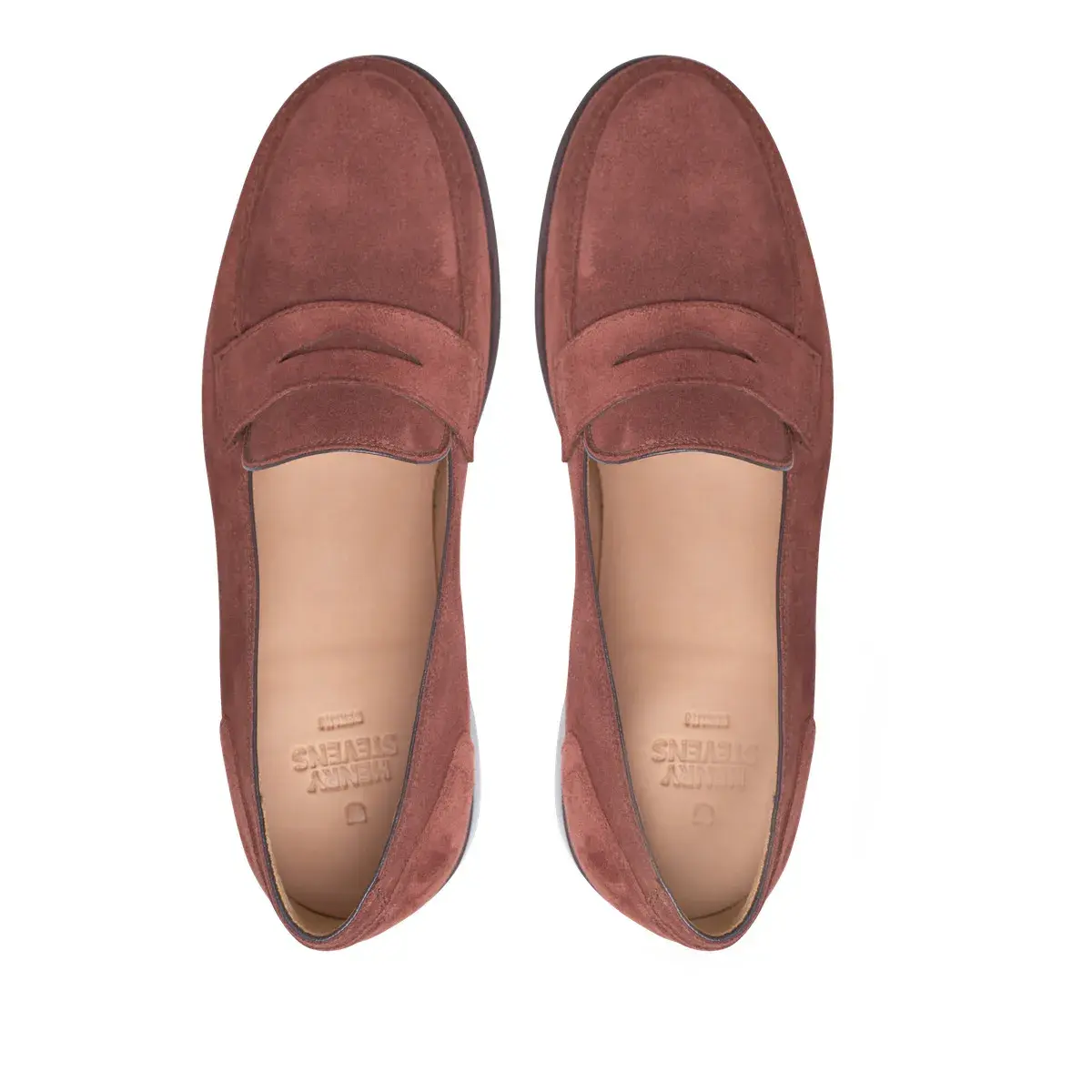 Suede Leder Penny Loafer