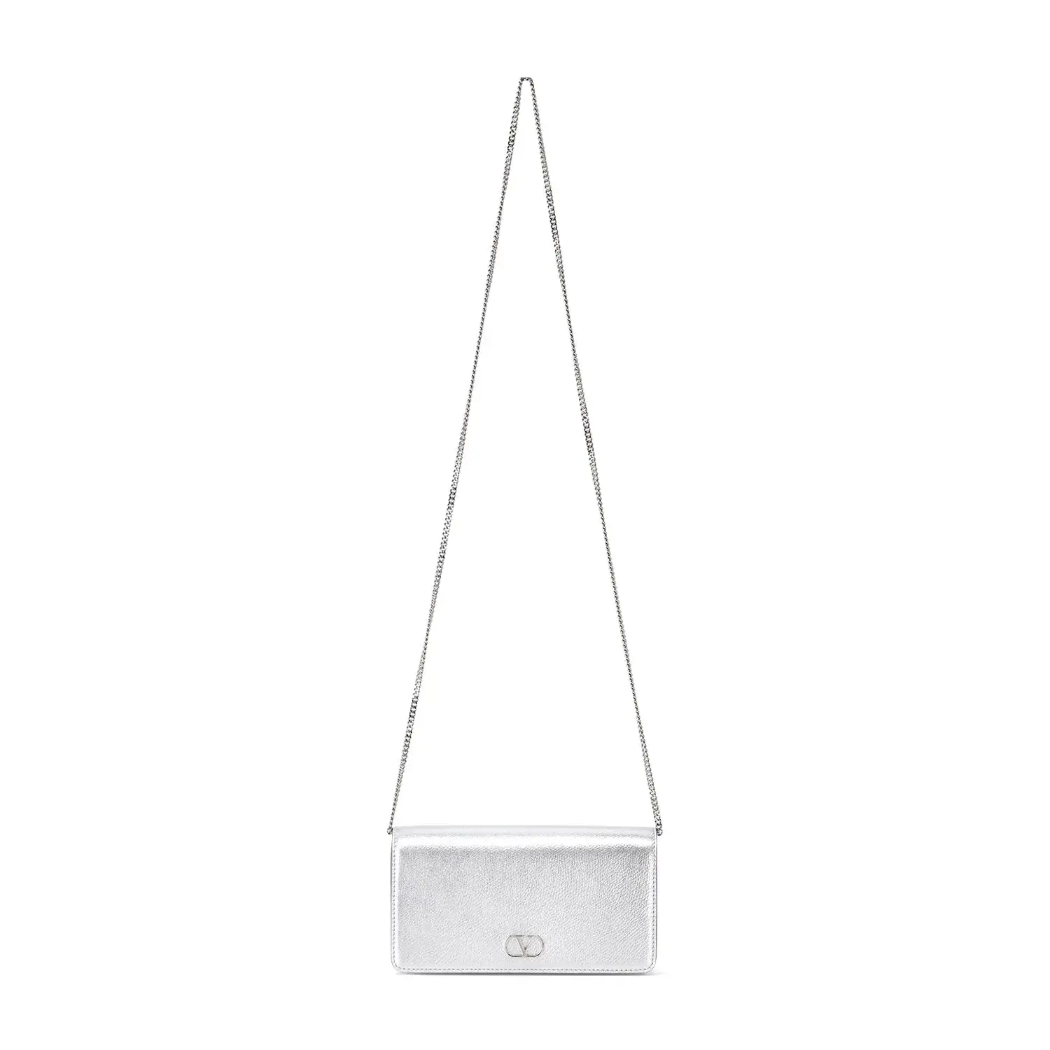 Elegante metallische Wallet Crossbody Tasche