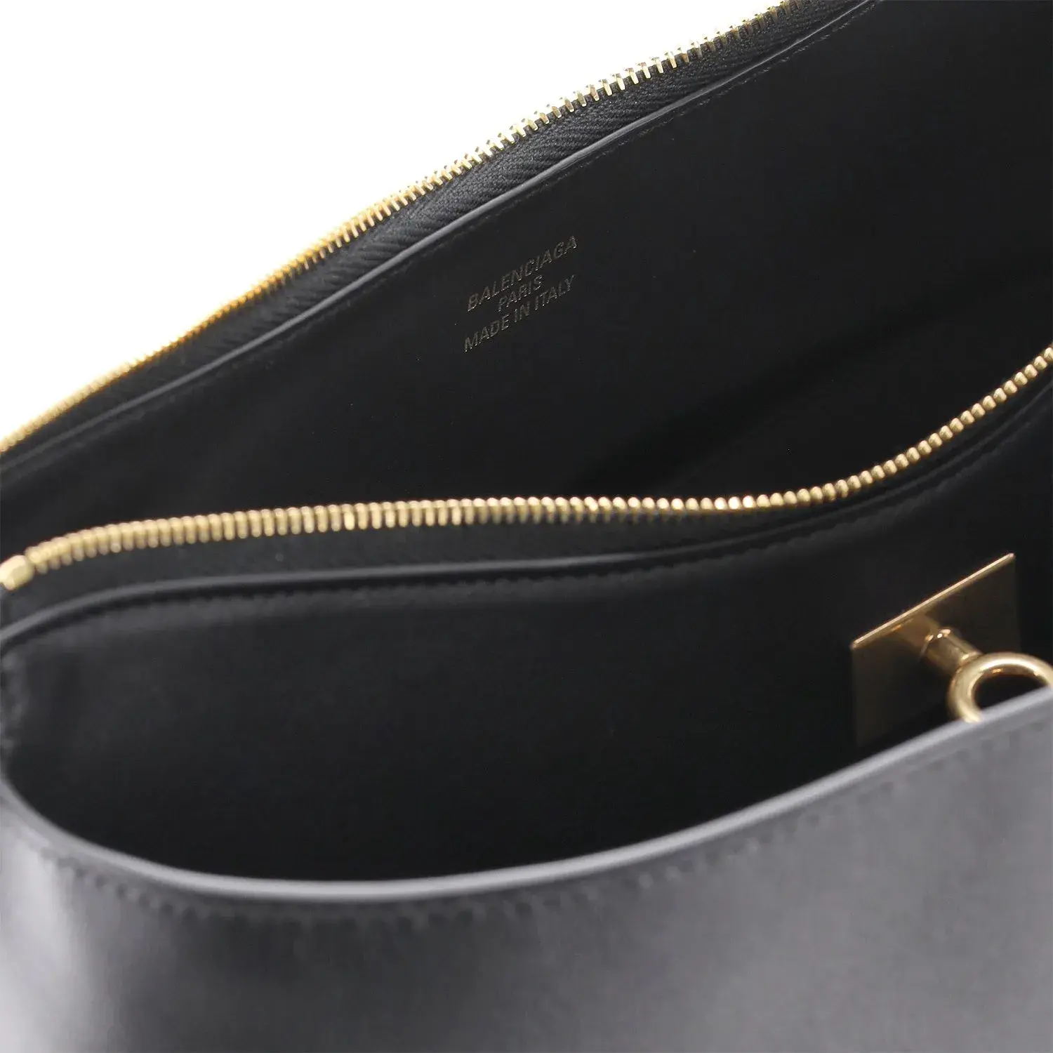 Schwarze Rodeo Schultertasche aus Leder