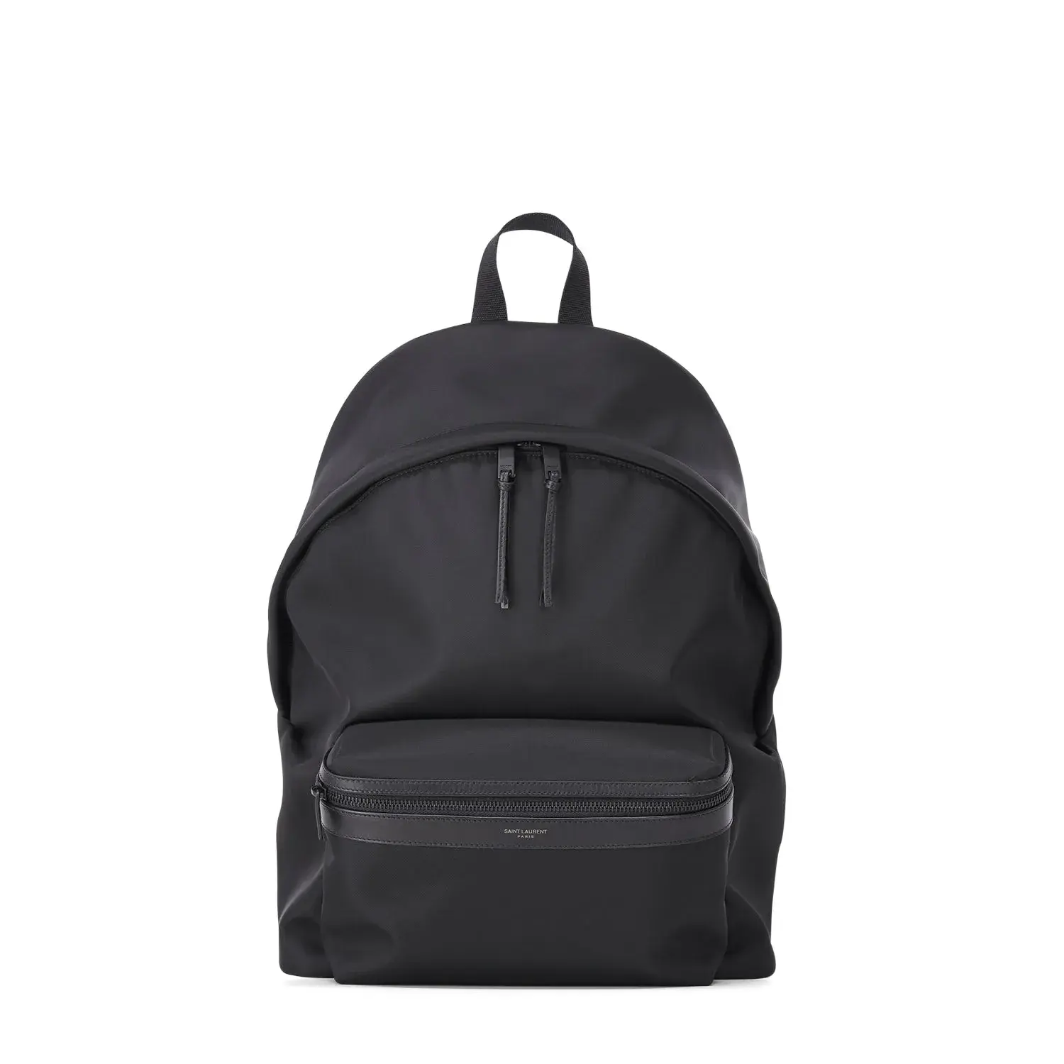 Schlanker Rucksack aus Nylon mit Logo-Prägung