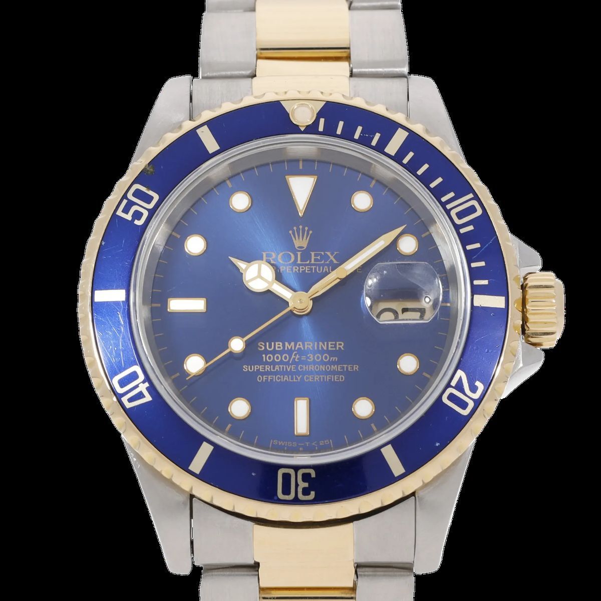 Rolex Submariner Bicolor Blaues Zifferblatt