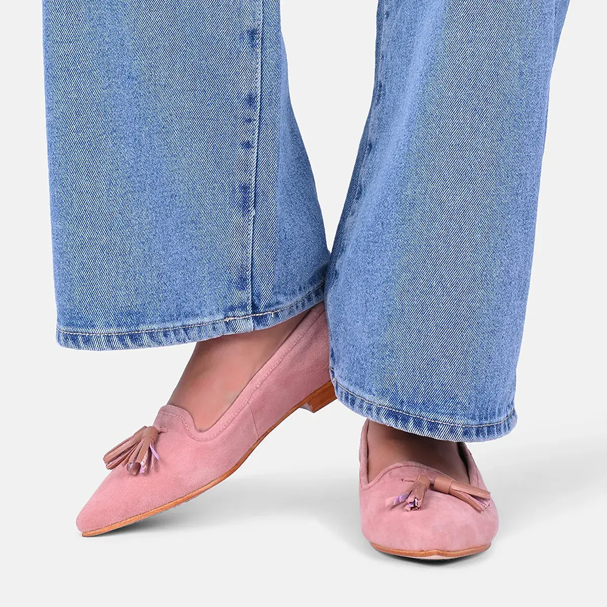 Spitz Ballerina Suede Wildleder Quaste
