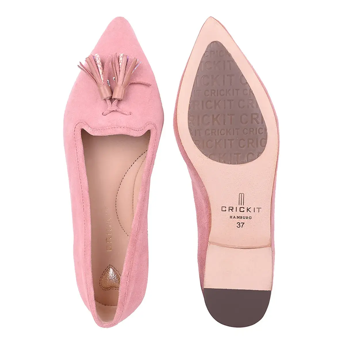 Spitz Ballerina Suede Wildleder Quaste