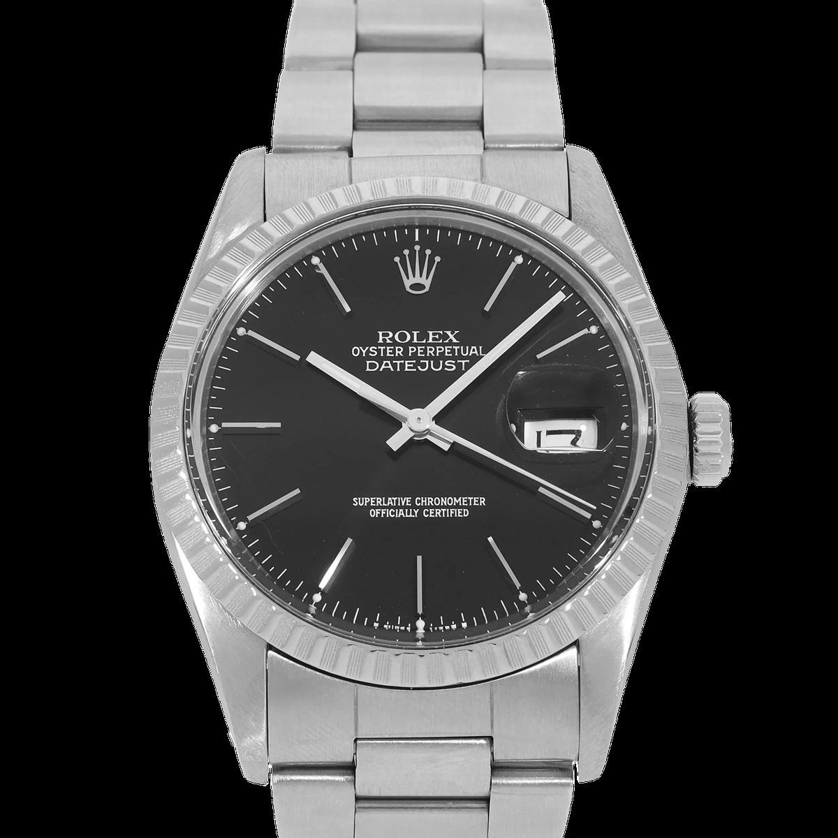 Klassische Edelstahluhr Datejust