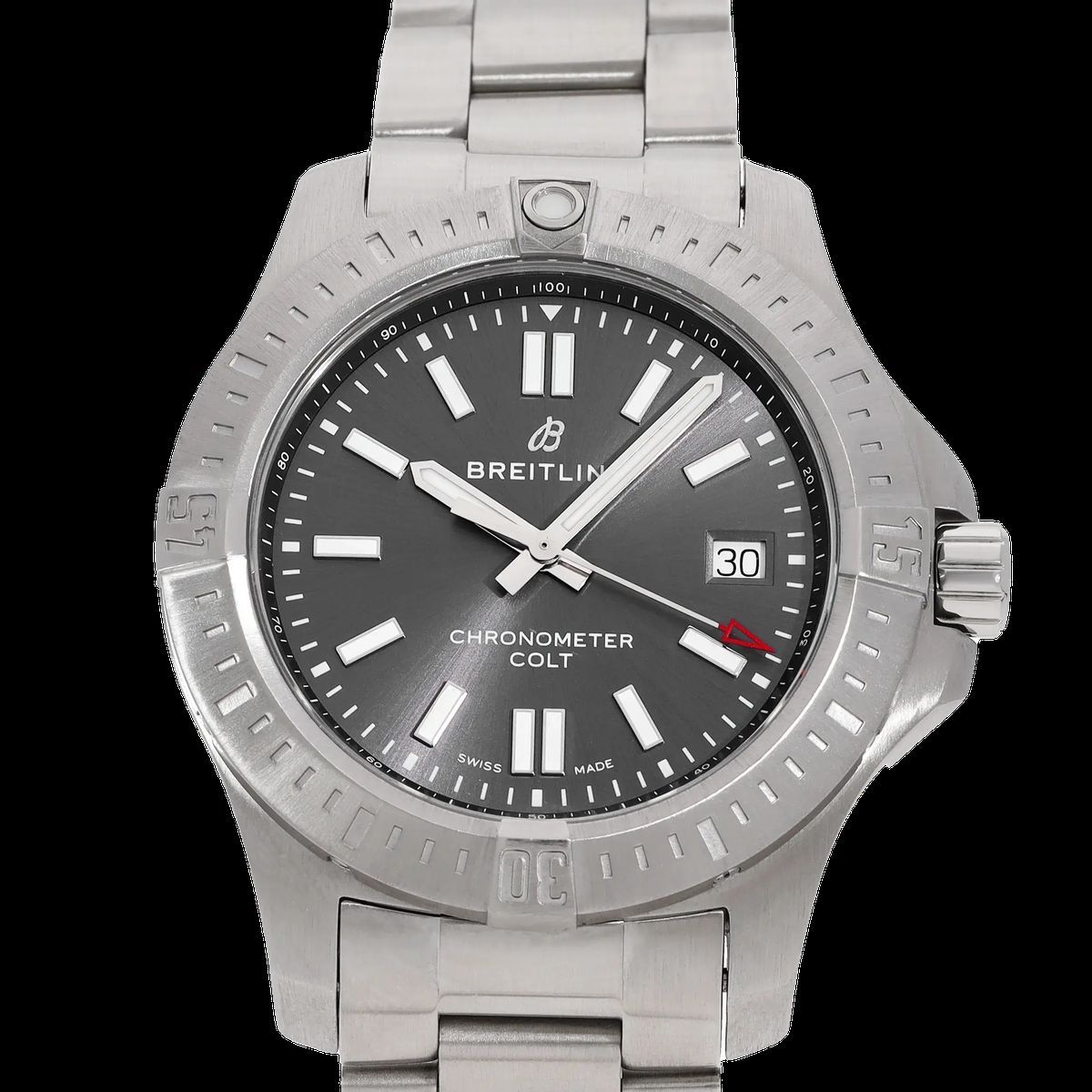 Edelstahl Automatik Uhr Colt