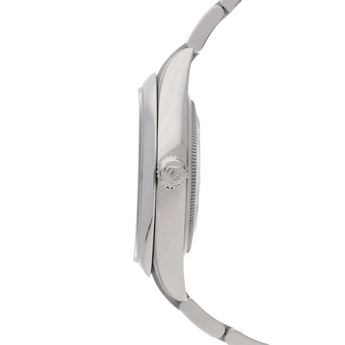 Silberne Oyster Perpetual Automatikuhr