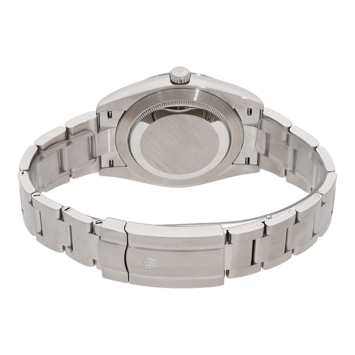 Silberne Oyster Perpetual Automatikuhr