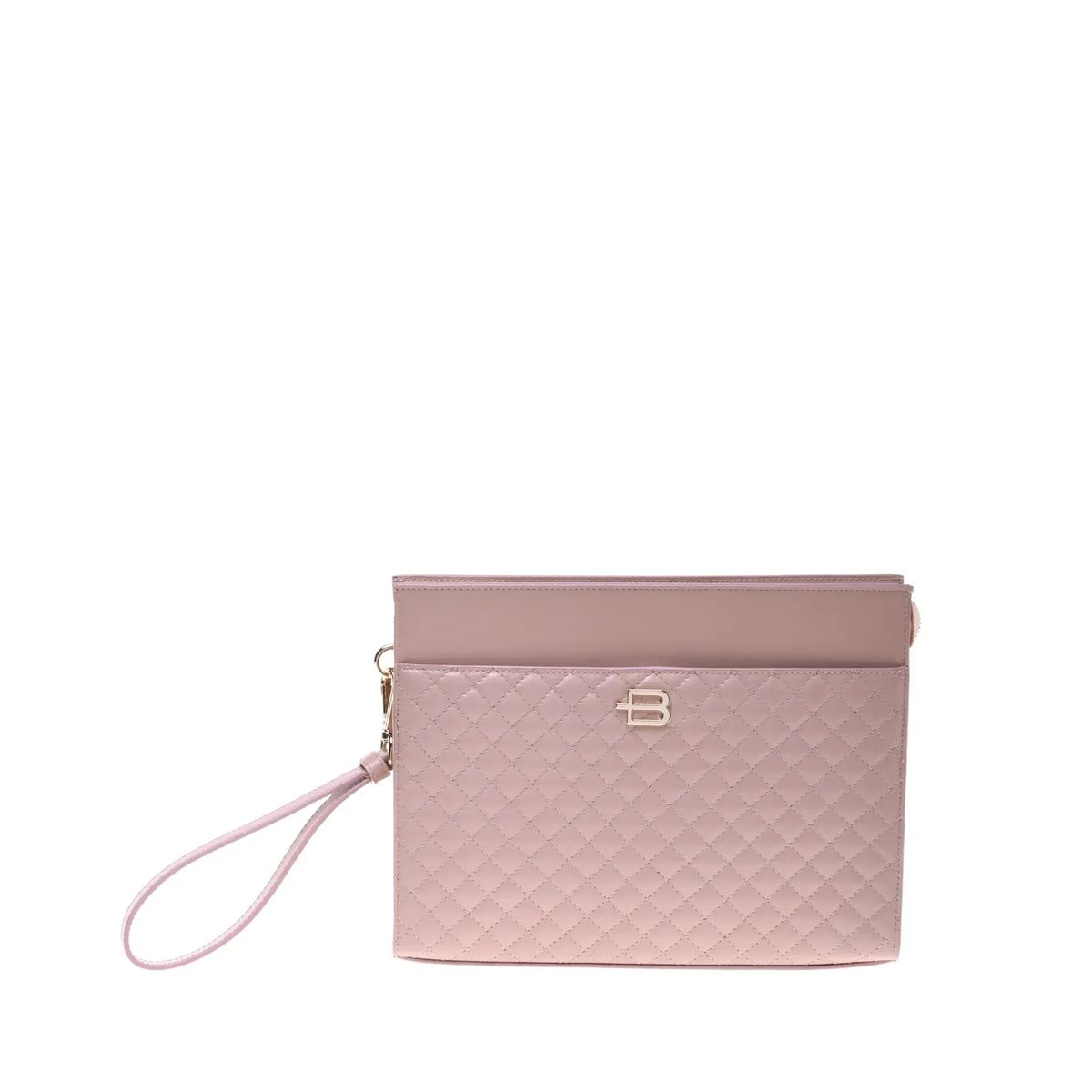 Gesteppte Clutch mit Handschlaufe