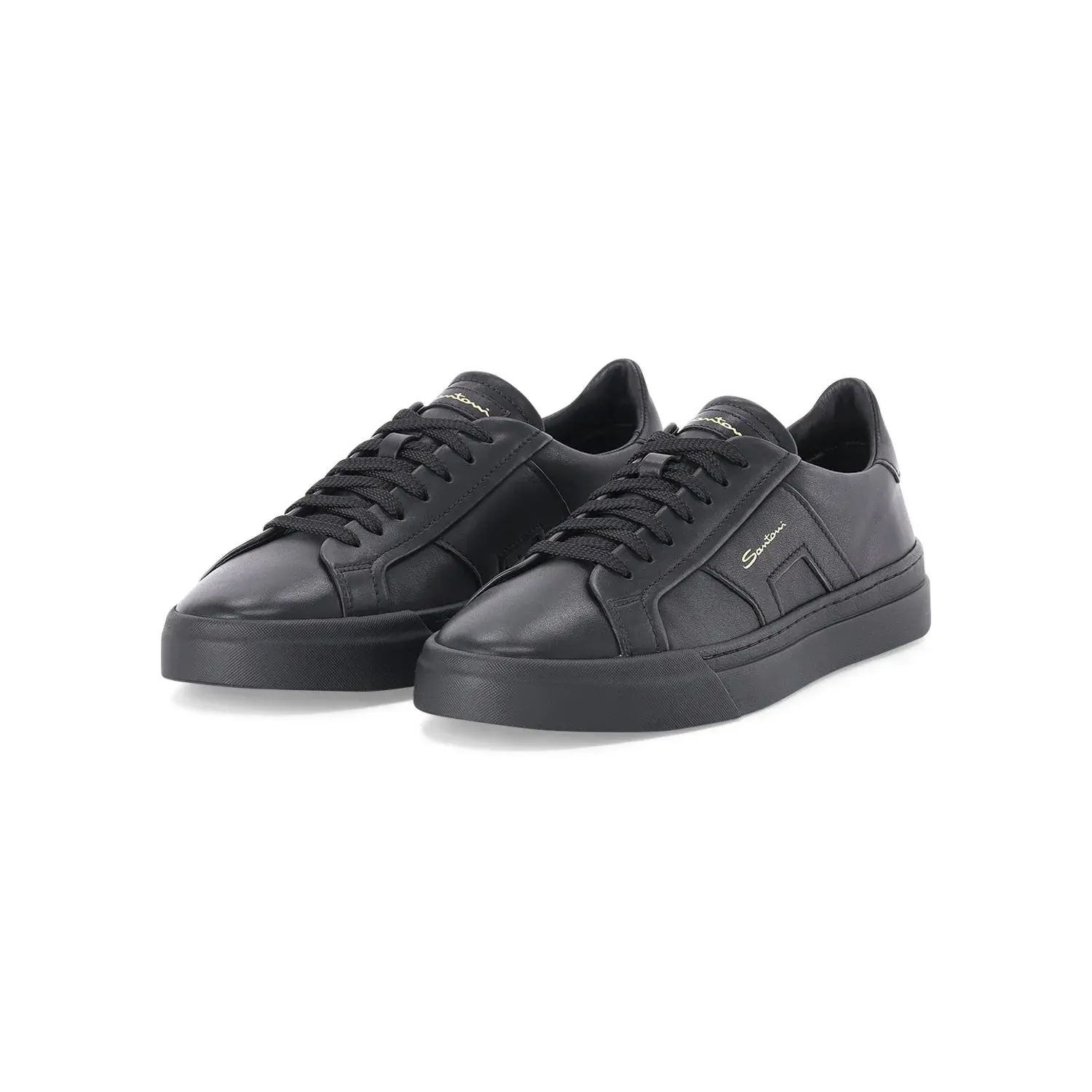 Elegante Leder Low-Top Mode Sneaker