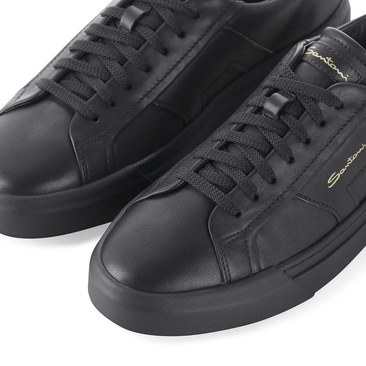 Elegante Leder Low-Top Mode Sneaker