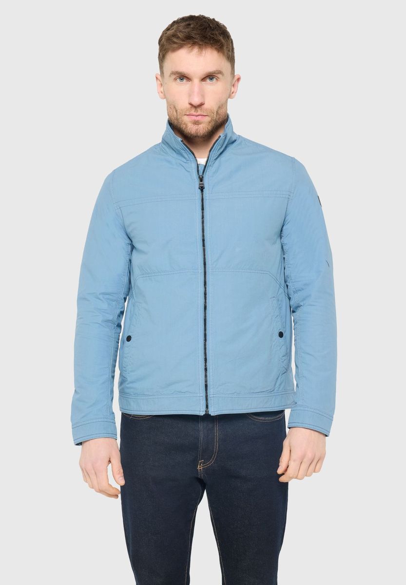 Herrenjacke Hellblau Stehkragen Übergangsjacke