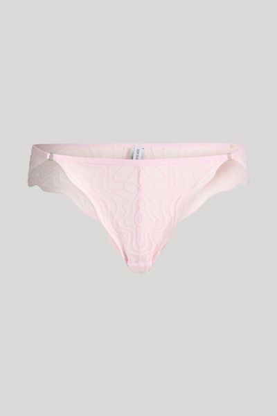 Wave Lace Brazilian Slip Pink