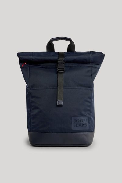 Moderner Roll-Top Rucksack in Dunkelblau