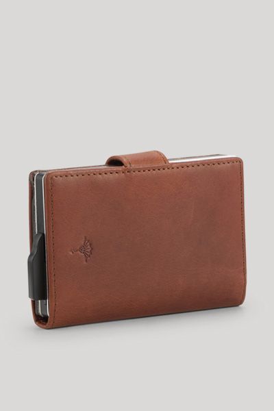 Leder-Brieftasche mit RFID-Schutz