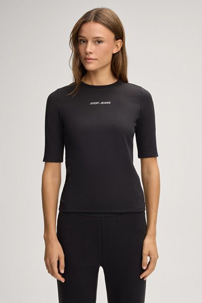 Minimalistisches T-Shirt mit Logo-Print