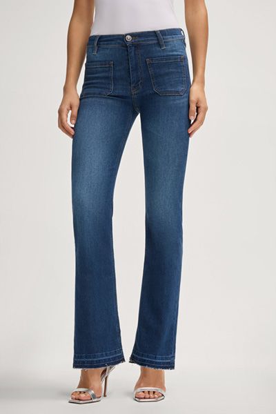 Bootcut Jeans Ella mit hoher Taille