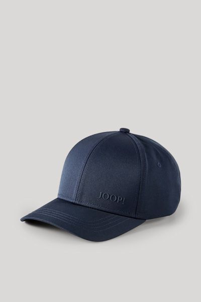Marineblaue Baseballkappe mit Logo