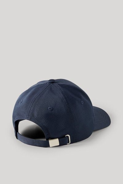 Marineblaue Baseballkappe mit Logo
