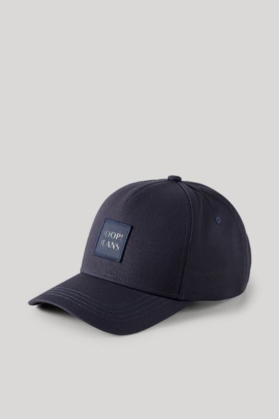 Klassische Marineblaue Baseballkappe mit Aufnäher