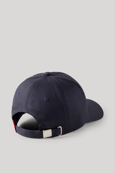 Klassische Marineblaue Baseballkappe mit Aufnäher