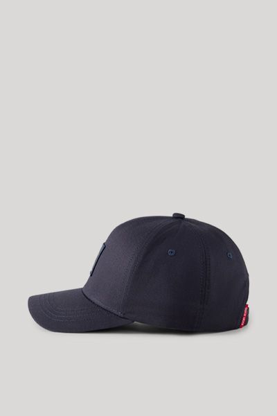 Klassische Marineblaue Baseballkappe mit Aufnäher