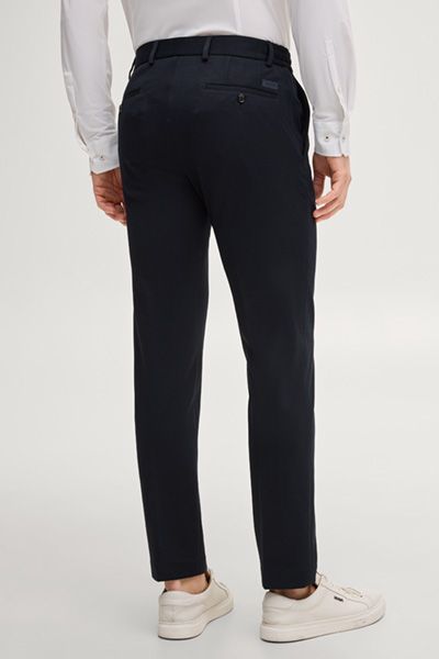 Navy Jersey Business Joggpants mit Kordelzug
