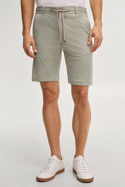 Lässige Jersey Chino Shorts mit Kordelzug