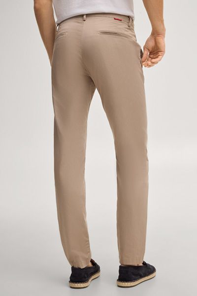 Lässige beige Chinohose mit Kordelzug